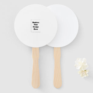 Create Your Own white Hand Fan