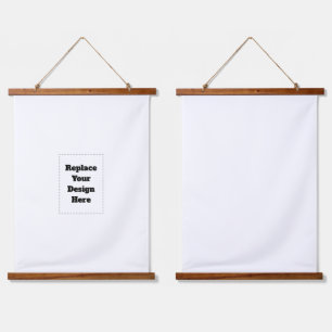 Create Your Own white Hanging Tapestry
