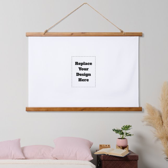 Create Your Own white  Hanging Tapestry (Bedroom)