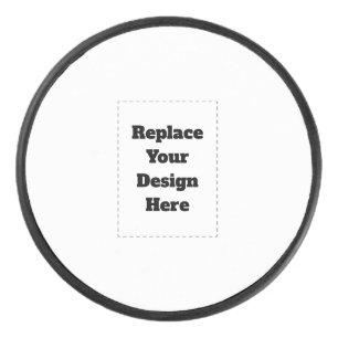 Create Your Own white Hockey Puck