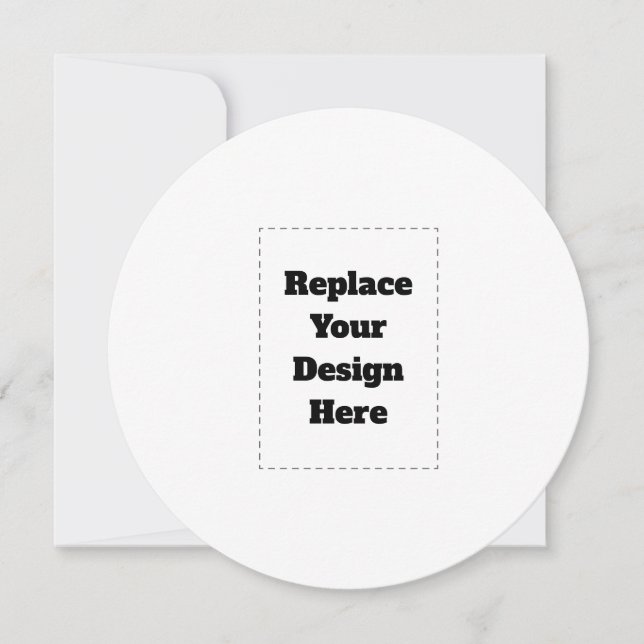 Create Your Own white  Holiday Card (Front)