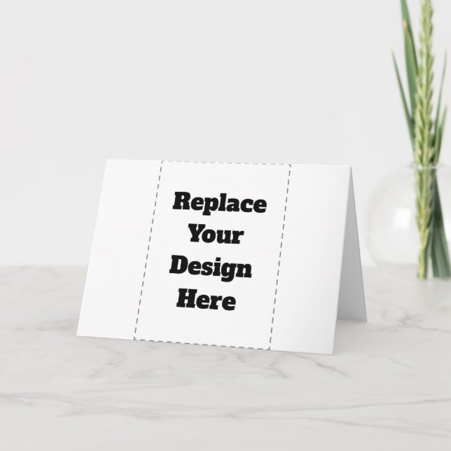 Create Your Own white  Holiday Card (Front)