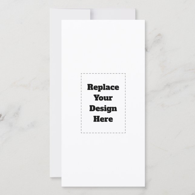 Create Your Own white  Holiday Card (Front)