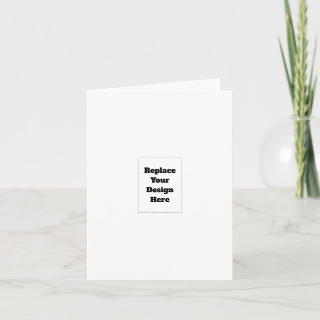 Create Your Own white  Holiday Card (Front)