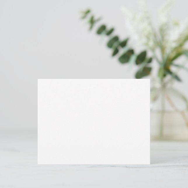  Create Your Own white holiday cards  (Standing Front)