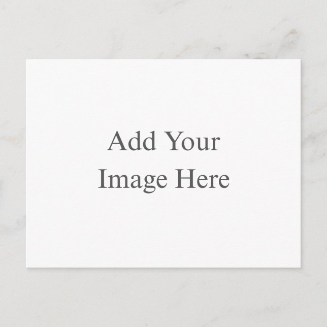  Create Your Own white Holiday Postcard (Front)