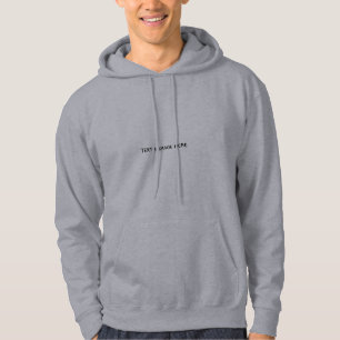 Create Your Own white Hoodie