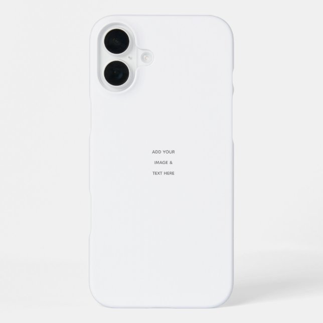 Create Your Own white  iPhone Case (Back)