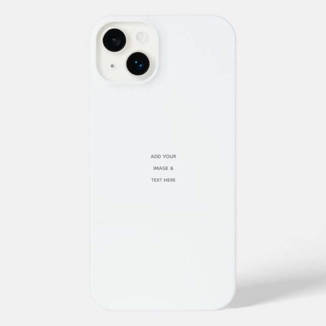 Create Your Own white  iPhone Case (Back)