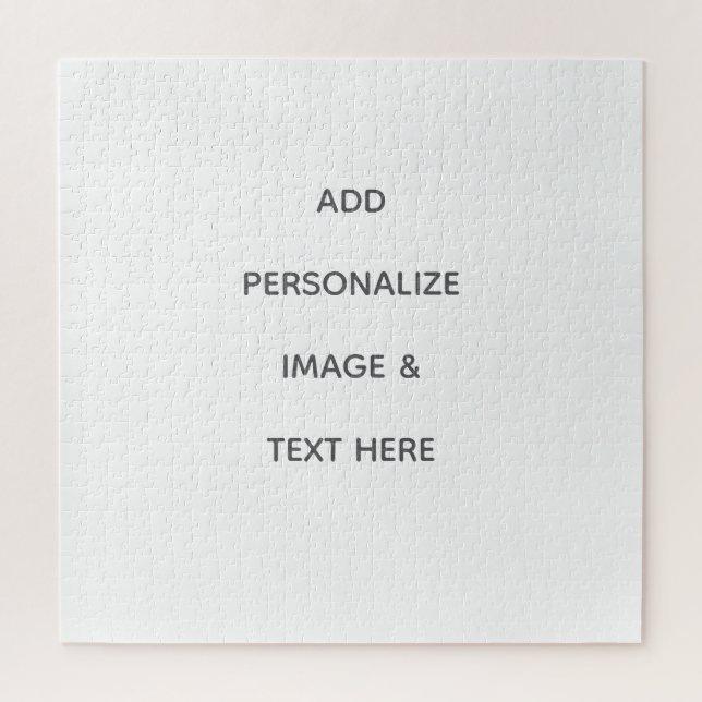Create Your Own white  Jigsaw Puzzle (Vertical)