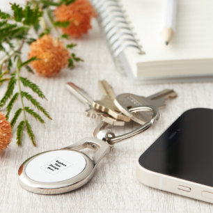 Create Your Own white Key Ring