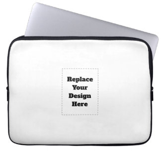 Create Your Own white  Laptop Sleeve
