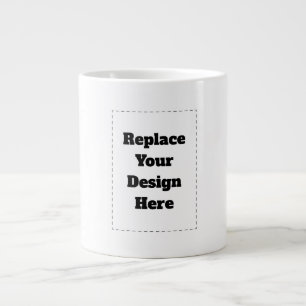Create Your Own white  Large Coffee Mug