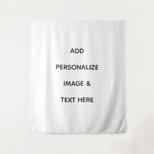 Create Your Own white  Large Tapestry
