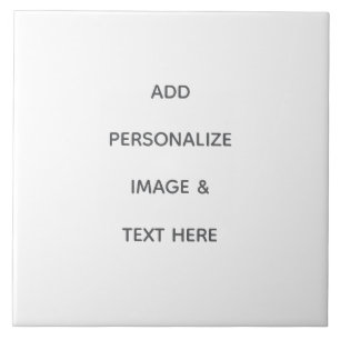 Create Your Own white Large Tile