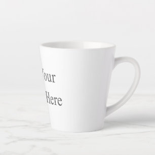 Create Your Own white  Latte Mug