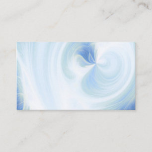 Create Your Own White Light Swirls - Blue Business Card