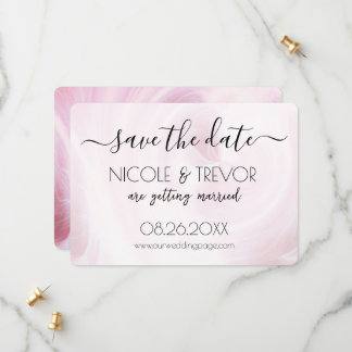 Create Your Own - White Light Swirls Save The Date