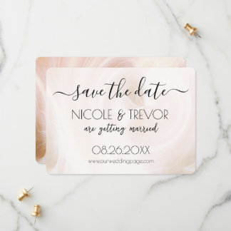 Create Your Own - White Light Swirls Save The Date