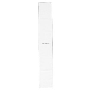 Create Your Own white Long Table Runner