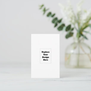 Create Your Own white Loyalty Card