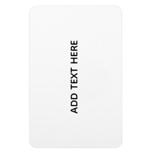 Create Your Own White Magnet