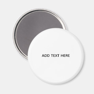 Create Your Own White Magnet