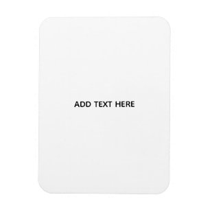 Create Your Own White Magnet