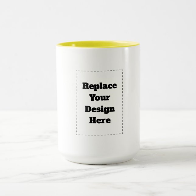 Create Your Own white  Mug (Center)