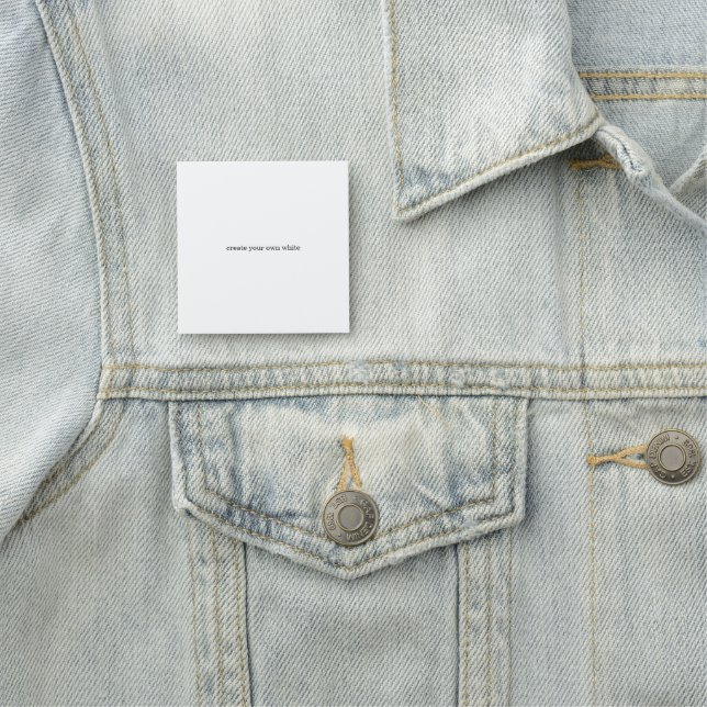 create your own white  name tag (In Situ)