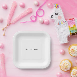Create Your Own White Paper Plate