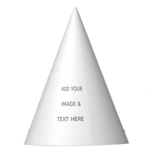 Create Your Own white  Party Hat