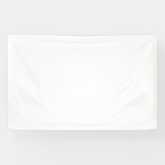 Create your own white personalizable banner (Horizontal)