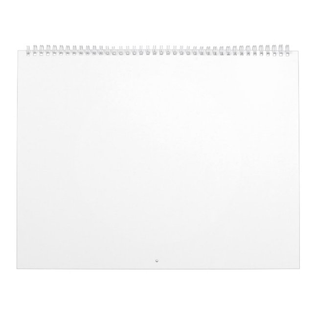 Create your own white personalizable calendar (Cover)