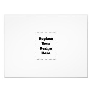Create Your Own white Photo Print