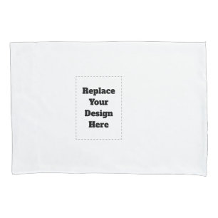 Create Your Own white  Pillowcase