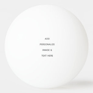 Create Your Own white Ping Pong Ball