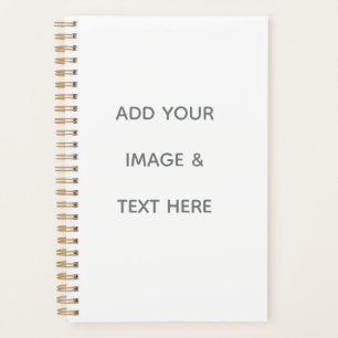 Create Your Own white Planner