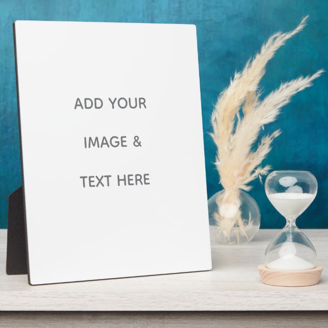 Create Your Own white  Plaque (Side)