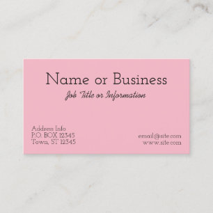 Create Your Own White Polka Dot Business Card
