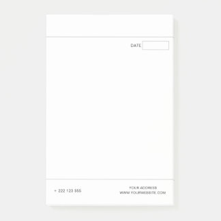 Create Your Own White Post-it Notes