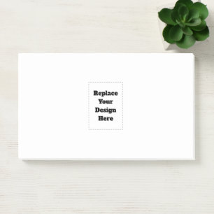 Create Your Own white  Post-it Notes