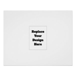 Create Your Own white Poster