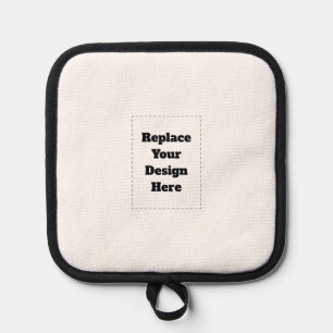 Create Your Own white Pot Holder