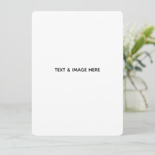Create Your Own white Save The Date