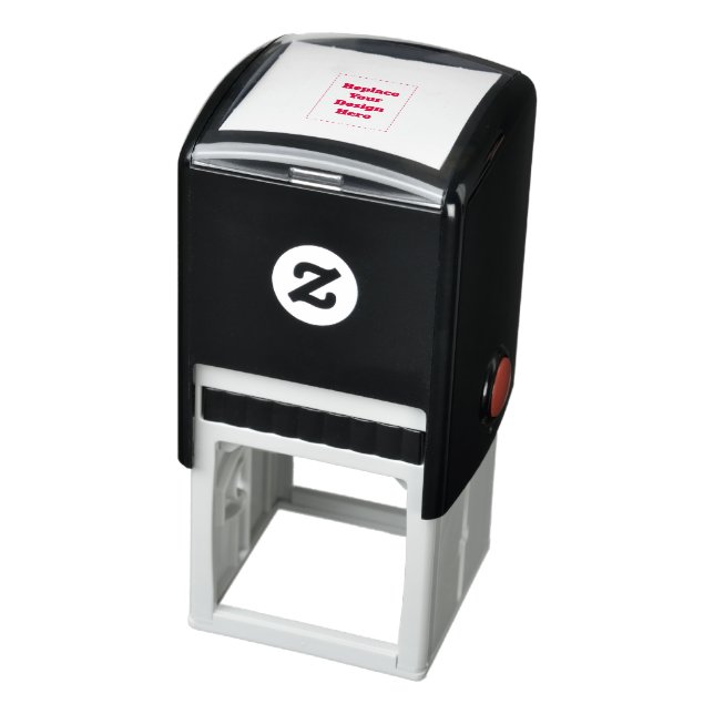 Create Your Own white  Self-inking Stamp (Product)