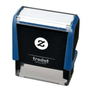 Create Your Own white Self-inking Stamp