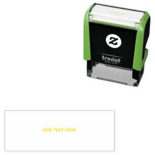 Create Your Own White Self-inking Stamp