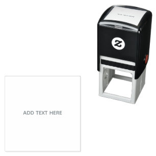 Create Your Own White Self-inking Stamp