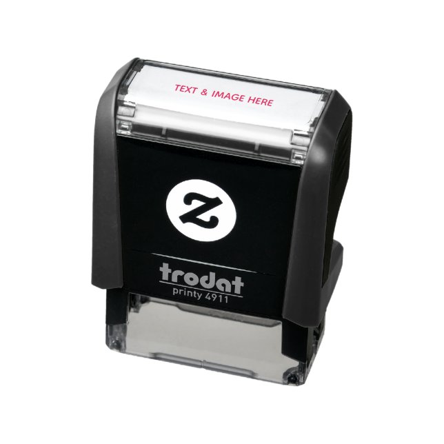 Create Your Own white Self-inking Stamp (Product)